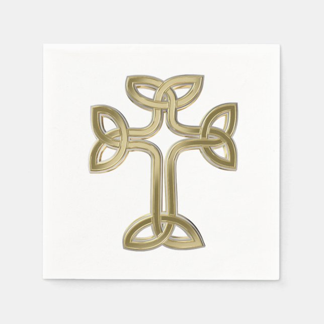 Celtic cross knot napkin (Front)