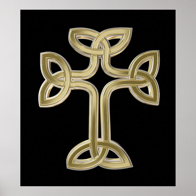 Celtic cross knot poster (Front)