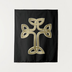 Celtic cross knot tapestry