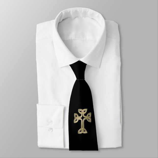 Celtic cross knot tie (Tied)