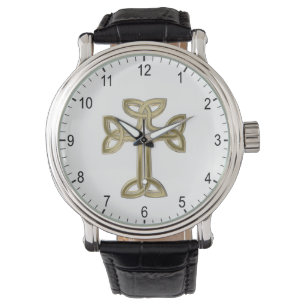 Celtic cross knot watch
