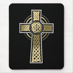 Celtic cross mouse mat
