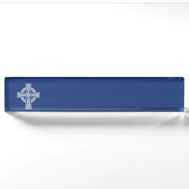 Celtic cross nameplate (Front)