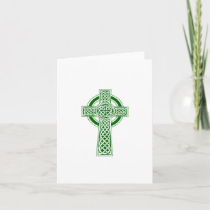 Celtic cross note card customisable
