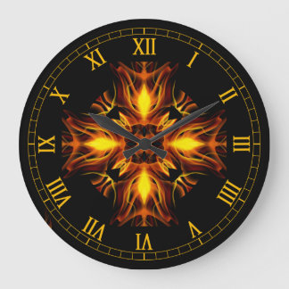 Celtic Cross ~ Out Of The Crucible ~ * ~ Large Clock