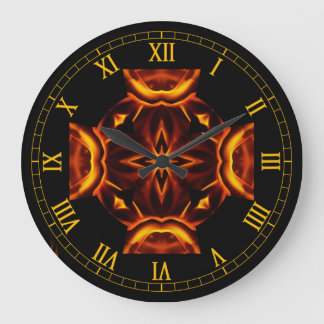 Celtic Cross ~ Out Of The Crucible ~ Large Clock
