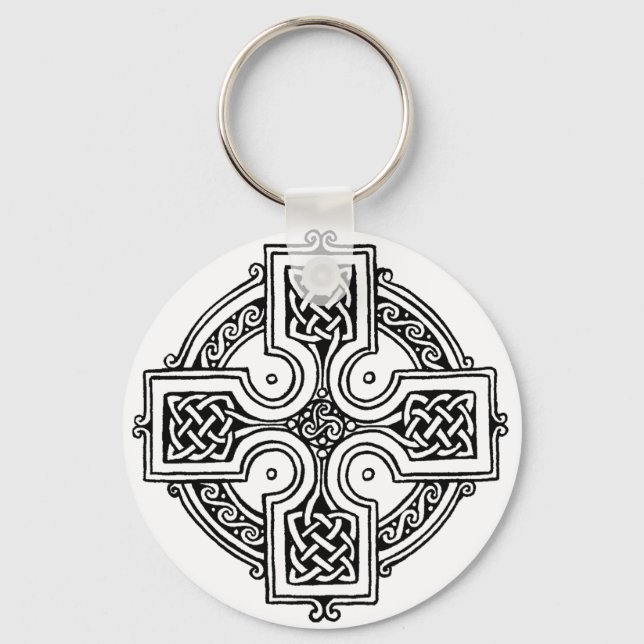 Celtic cross pattern key ring (Front)