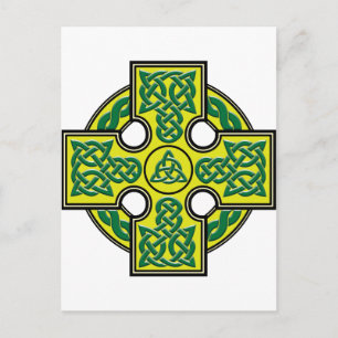 celtic cross postcard
