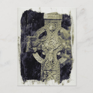 celtic cross postcard