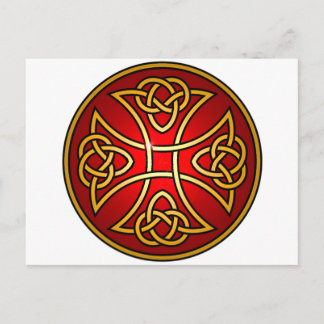 Celtic cross postcard