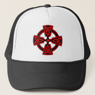 Celtic Cross (red) Trucker Hat