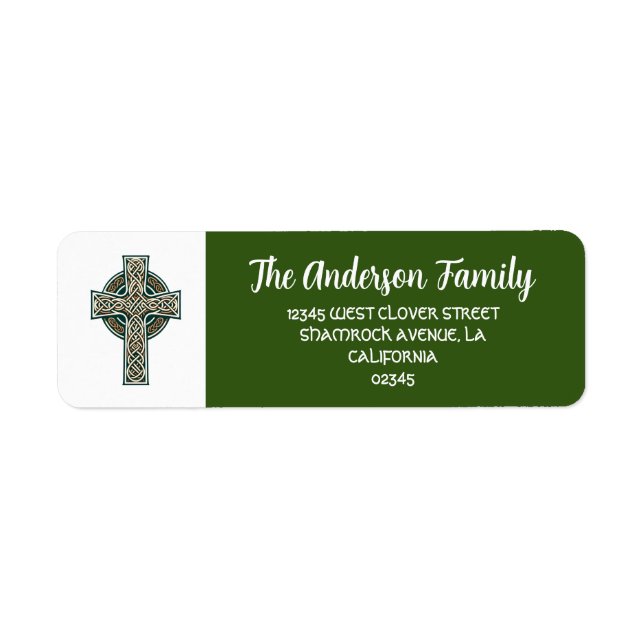 Celtic Cross Return Address (Front)