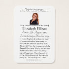  Celtic Cross Shamrocks Funeral Memorial Prayer 