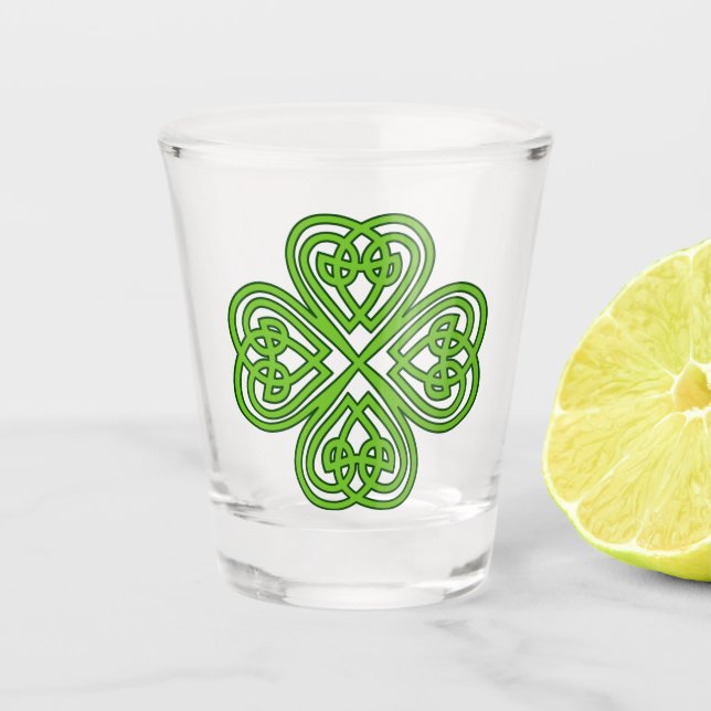 Celtic Cross  Shot Glass (Front)