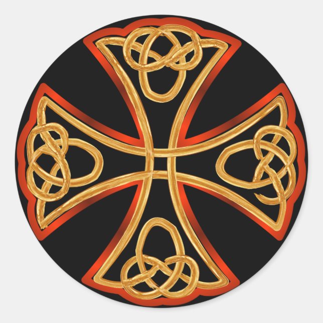 Celtic cross stickers (Front)
