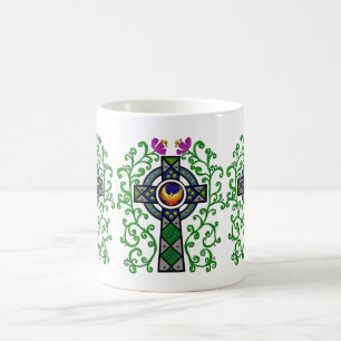 Celtic Cross, Sun and Phoenix Coffee Mug