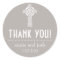 Celtic Cross Thank You Labels (Sand / White)