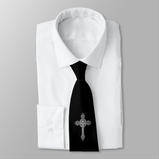 Celtic cross tie (Tied)