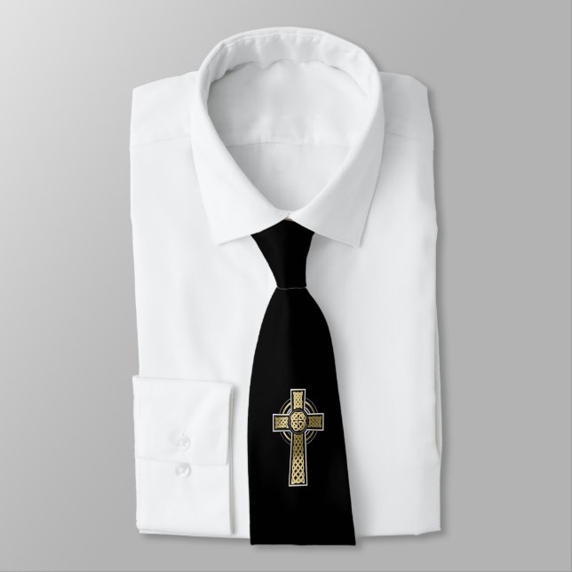 Celtic cross tie (Tied)