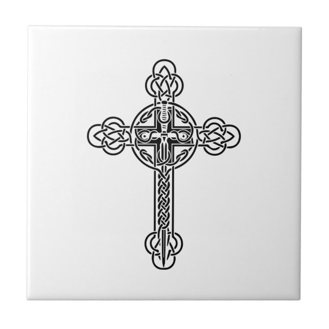 Celtic cross tile (Front)