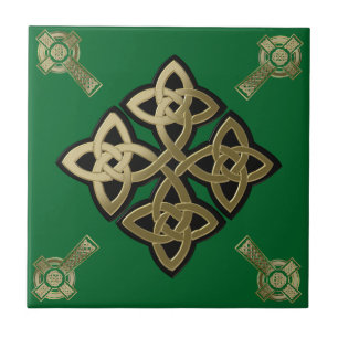 Celtic cross tile