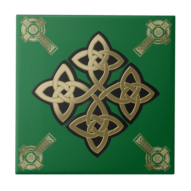 Celtic cross tile (Front)