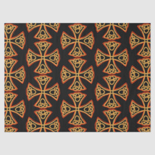 Celtic cross tissue paper