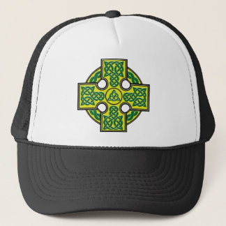 celtic cross trucker hat