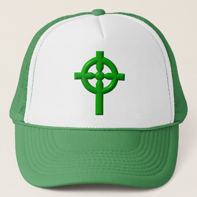 Celtic Cross Trucker Hat (Front)