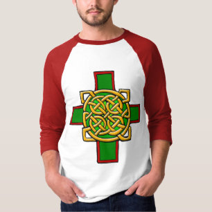 Celtic Cross with Intricate Knot Design Shirt