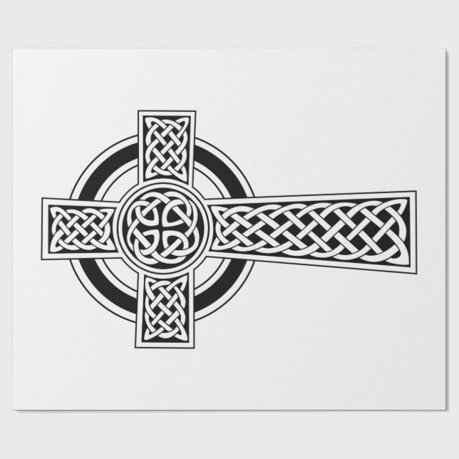 Celtic Cross Wrapping Paper (Flat)
