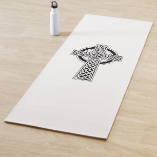 Celtic Cross Yoga Mat