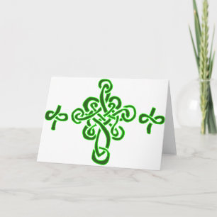 Celtic Crosses Holiday Card