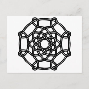 Celtic Design - Basic Round Knot Postcard
