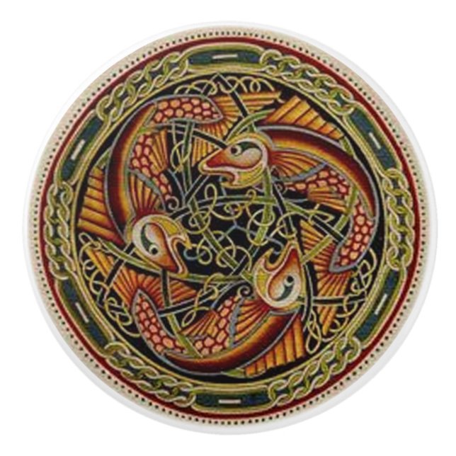 Celtic Design Door or Drawer Knob (Front)