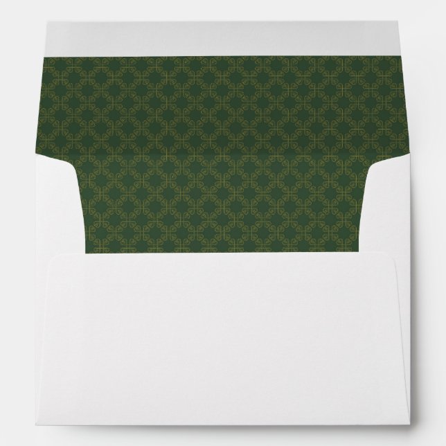 Celtic Design Pattern Envelope (Back (Bottom))