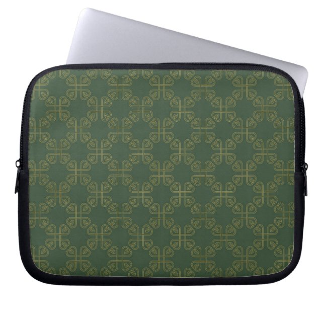 Celtic Design Pattern Laptop Sleeve (Front)