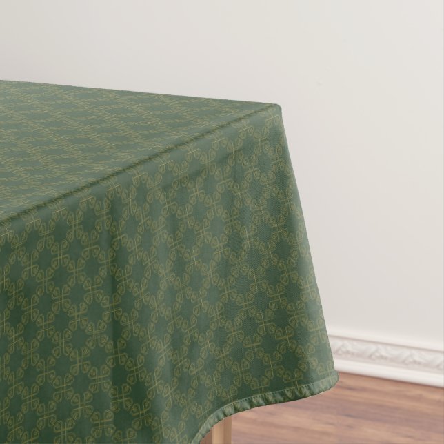 Celtic Design Pattern Tablecloth (In Situ)