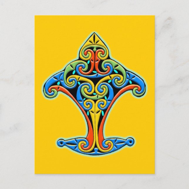 Celtic design postcard (Front)