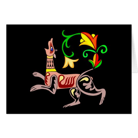Celtic Dog St. Patrick's Day Greetings Card
