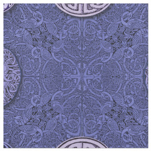 Celtic Dogs, Horses and Birds Fabric