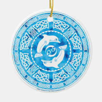 Celtic Dolphins Ornament