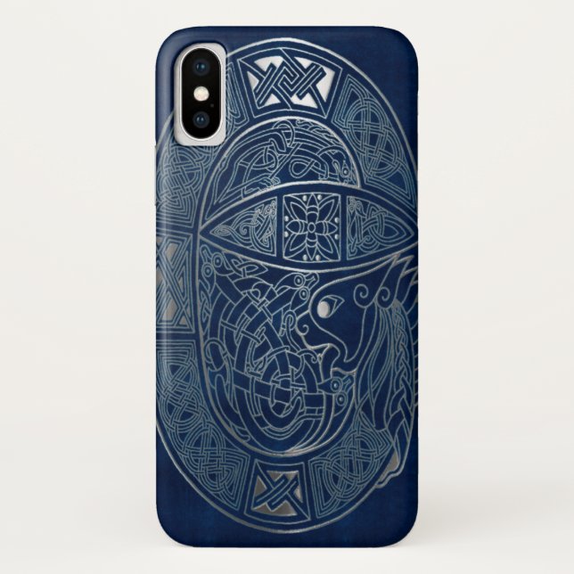 Celtic Dragon Blue Case-Mate iPhone Case (Back)