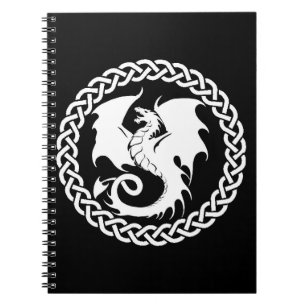 Celtic Dragon Circle Notebook