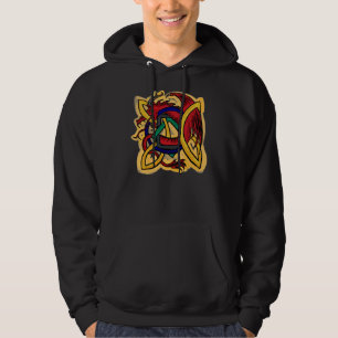 Celtic dragon guys hoodie