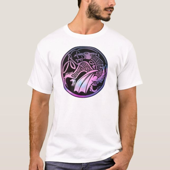 Celtic Dragon Round T-Shirt (Front)