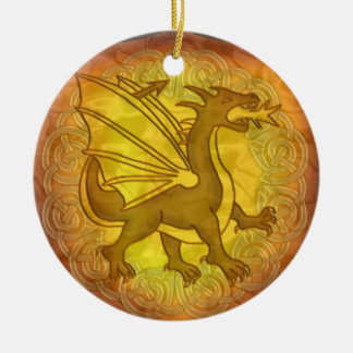 Celtic Dragon Shield Ornament