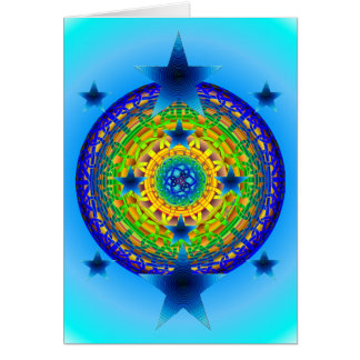 Celtic Earth Orb Blank Card