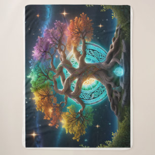Celtic Elegance: The Tree of Life Unveiled Sherpa Blanket