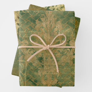 Celtic Emerald Irish Wrapping Paper Sheet